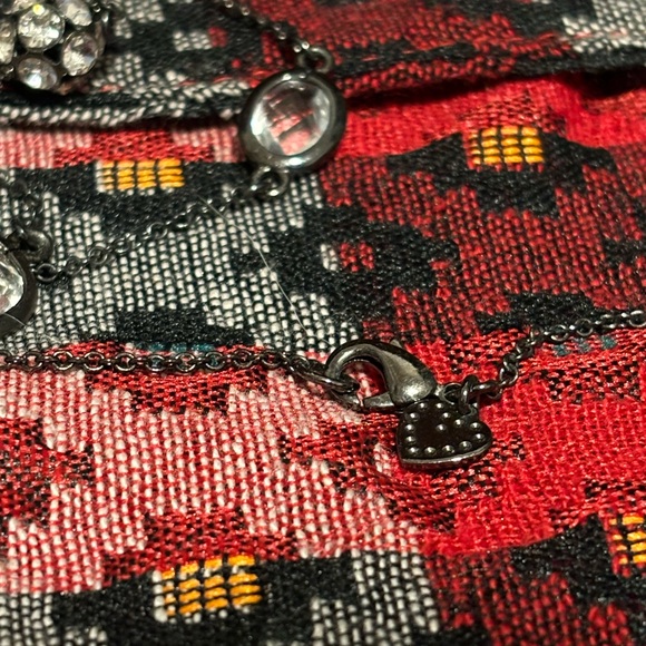 Silver and Black Necklace Set - Picture 4 of 8